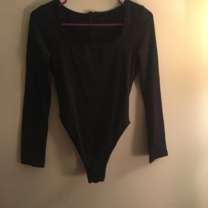 Square neck bodysuit
